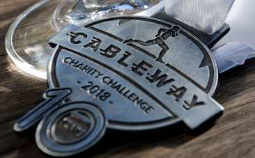 Cableway Charity Challenge medal