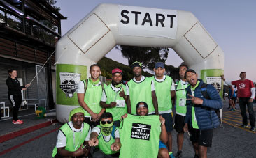 Team Cableway run